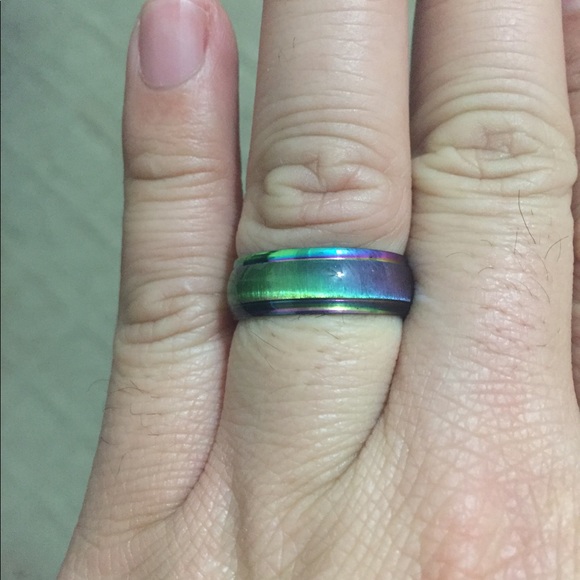 6mm Rainbow Stainless Steel Ring - Picture 4 of 4